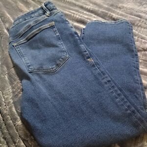 Good American Good Classic Slim Straight Jeans - Size 14